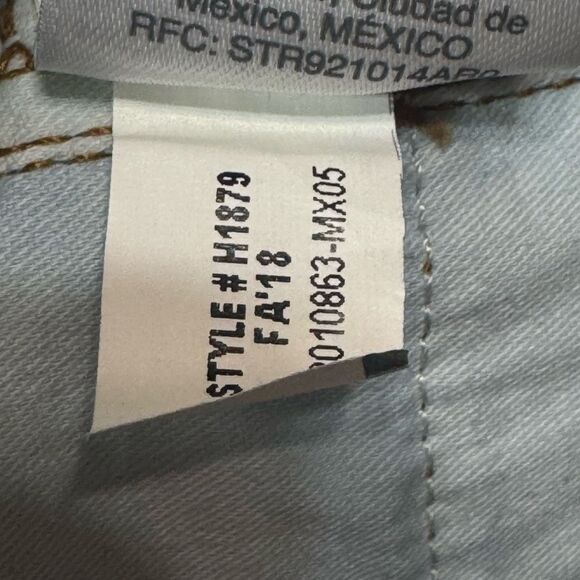 J. Crew Womens 37 9" High Rise Toothpick Jeans Classic Rinse Medium Wash Blue - Picture 8 of 9